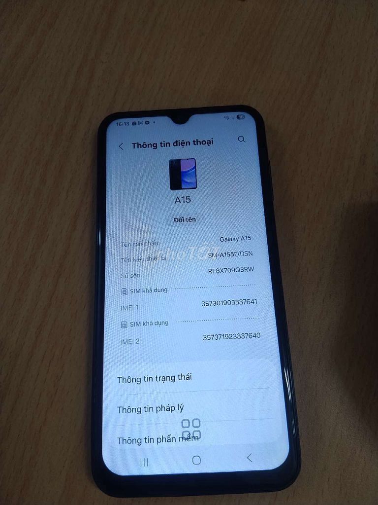 Samsung Galaxy A15 8g/128GB Đen. Mua bán Điện thoại tại Thành phố Phủ Lý Hà Nam được đăng bởi Đức Thư hình 1