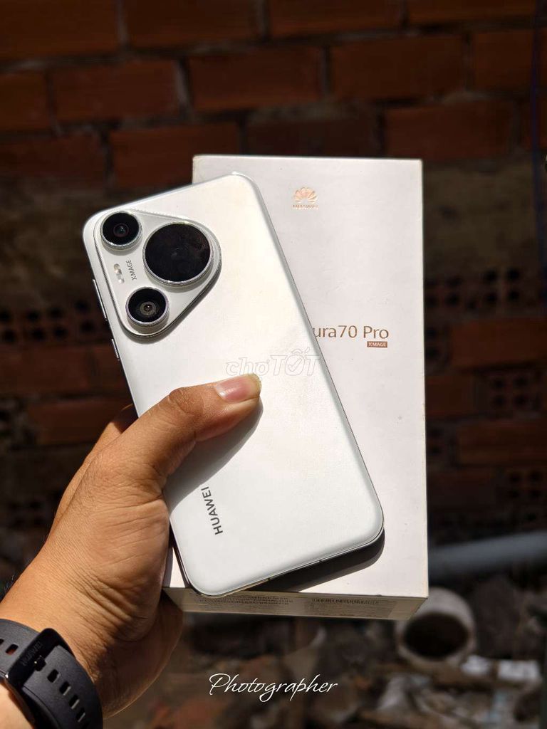 Huawei Pura 70 Pro 512GB Trắng Đã sử dụng. Mua bán Điện thoại tại Huyện Mỏ Cày Bắc Bến Tre được đăng bởi thọ hình 1