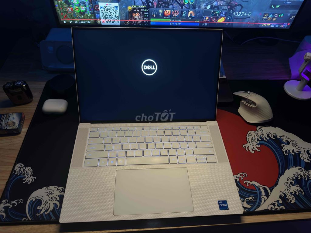 Dell XPS 9510 màu trắng, fhd, 16gb/1tb, 3050ti.