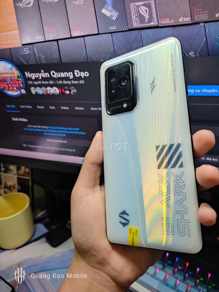 Black Shark 5 bản 8+128GB. Mua bán Điện thoại tại Quận Hà Đông Hà Nội được đăng bởi Đạo Nguyễn hình 1