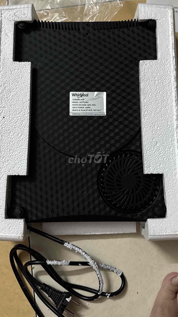 Bếp hồng ngoại Whirlpool ACTP23BV Đen. Mua bán Bếp, lò, đồ điện nhà bếp tại Quận 11 Tp Hồ Chí Minh được đăng bởi nhung hình 1