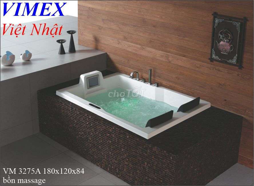 Bồn tắm massage VIMEX Việt Nhật IM 3275A. Mua bán Thiết bị vệ sinh, nhà tắm tại Huyện Nhà Bè Tp Hồ Chí Minh được đăng bởi Imex việt Nhật  hình 1