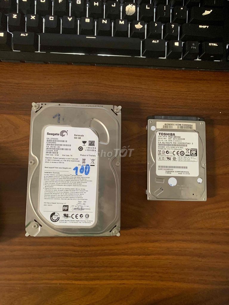 Ổ cứng hdd 500g sk100. Mua bán Linh kiện (RAM, Card...) tại Quận 8 Tp Hồ Chí Minh được đăng bởi COD hình 1