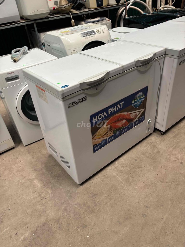 Tủ đông Hòa Phát Trắng 2 chế độ 300l BH 6 tháng. Mua bán Tủ lạnh tại Quận Hoàng Mai Hà Nội được đăng bởi Điện Lạnh Tâm Tín Hà Nội hình 1