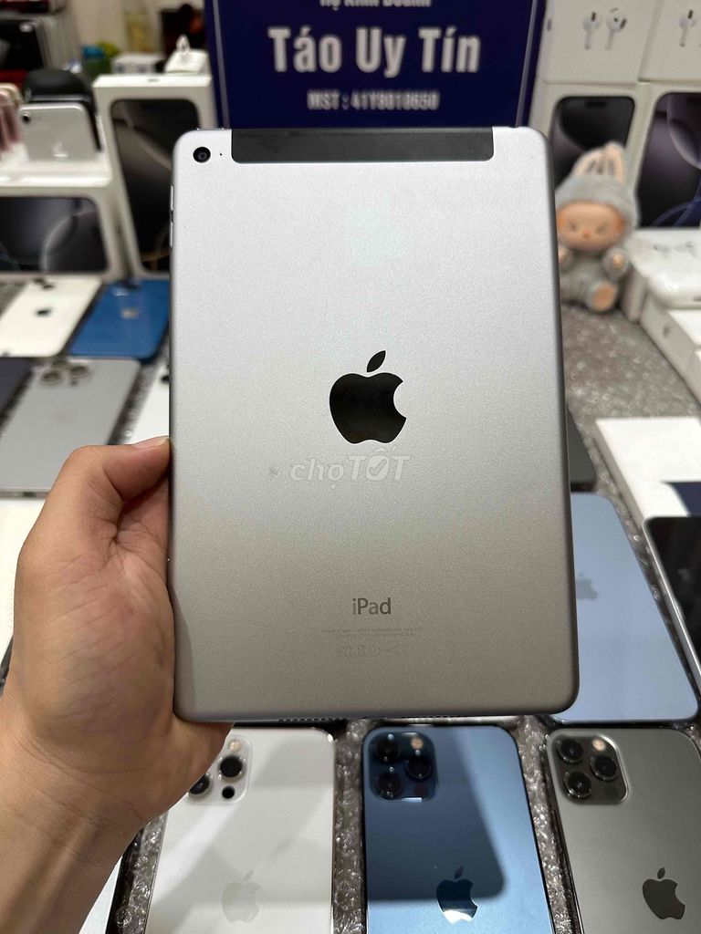 Ipad Mini 4 128GB + 4G Đẹp Keng Quốc Tế Nhỏ gọn. Mua bán Máy tính bảng tại Thành phố Thủ Đức Tp Hồ Chí Minh được đăng bởi TonTrung Táo Uy Tín  hình 1