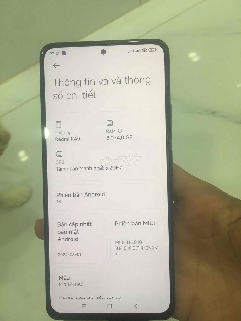 Xiaomi K40 nguyên zin chip snap 870 bán gl. Mua bán Điện thoại tại Quận 7 Tp Hồ Chí Minh được đăng bởi nguyễn hình 1