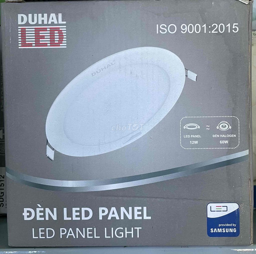 Đèn LED Panel DUHAL 12W Trắng. Mua bán Đèn tại Thành phố Tuy Hòa Phú Yên được đăng bởi THIẾT BỊ ĐIỆN TRẦN ĐỨC hình 1