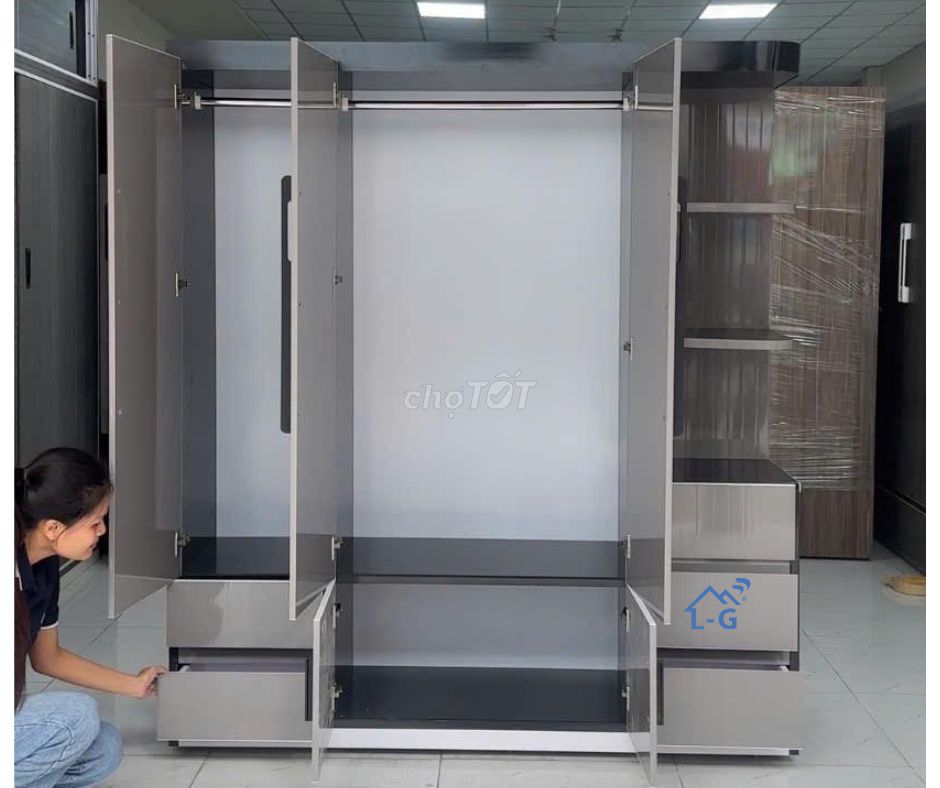 Tủ quần áo%Tủ quần áo%Tủ quần áo%Tủ quần áo mới%. Mua bán Tủ, kệ gia đình tại Quận 8 Tp Hồ Chí Minh được đăng bởi Lâm Gia Decor hình 1