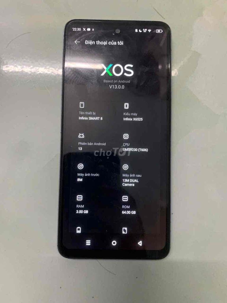 Infinix SMART 8 3GB/64GB. Mua bán Điện thoại tại Quận 7 Tp Hồ Chí Minh được đăng bởi trần bảo hình 1