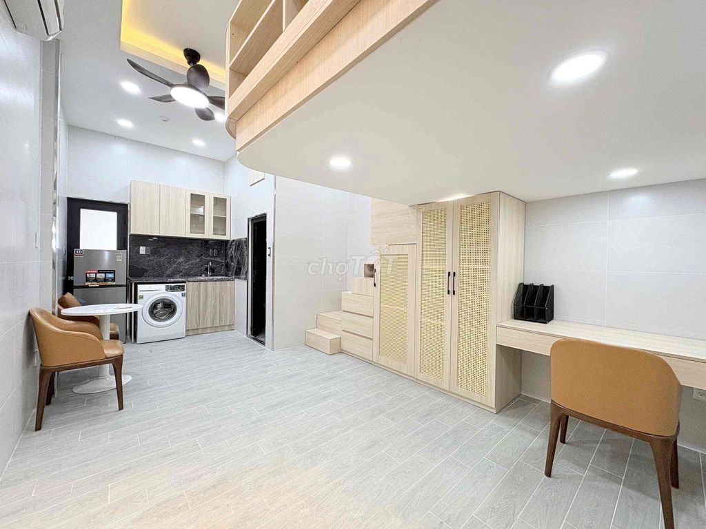 Cho thuê căn hộ có gác máy giặt riêng full NT cầu Nguyễn Văn Cừ quận 8