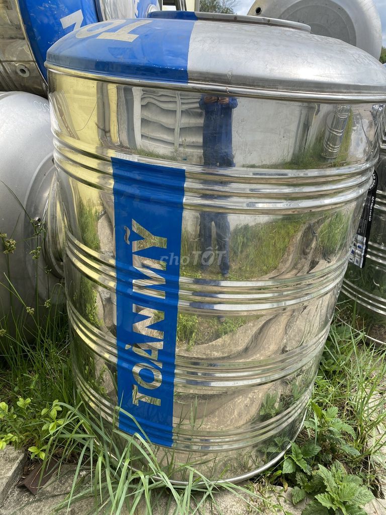 Bồn nước Toàn Mỹ Inox 1000 lít Mới 98%. Mua bán Nội thất, đồ gia dụng khác tại Huyện Phú Riềng Bình Phước được đăng bởi Nhà máy Bồn Nước hình 1
