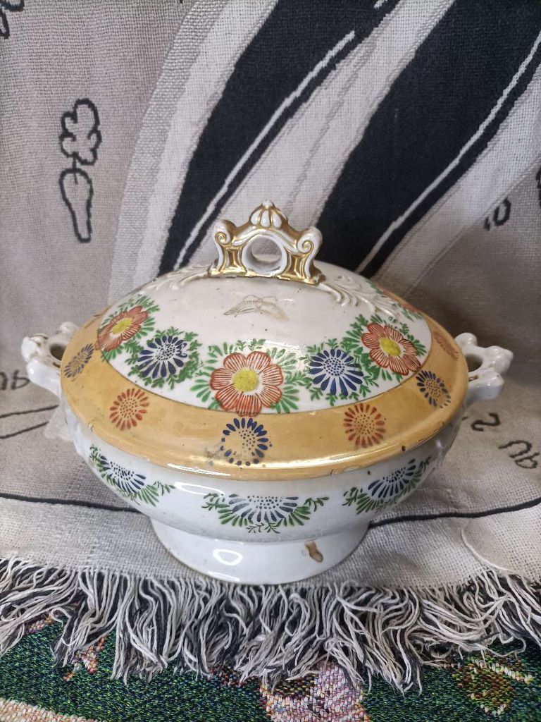 Âu sứ cổ Pháp 32x22cm. Mua bán Đồ sưu tầm, đồ cổ tại Quận Tân Bình Tp Hồ Chí Minh được đăng bởi Xuân Anh hình 1