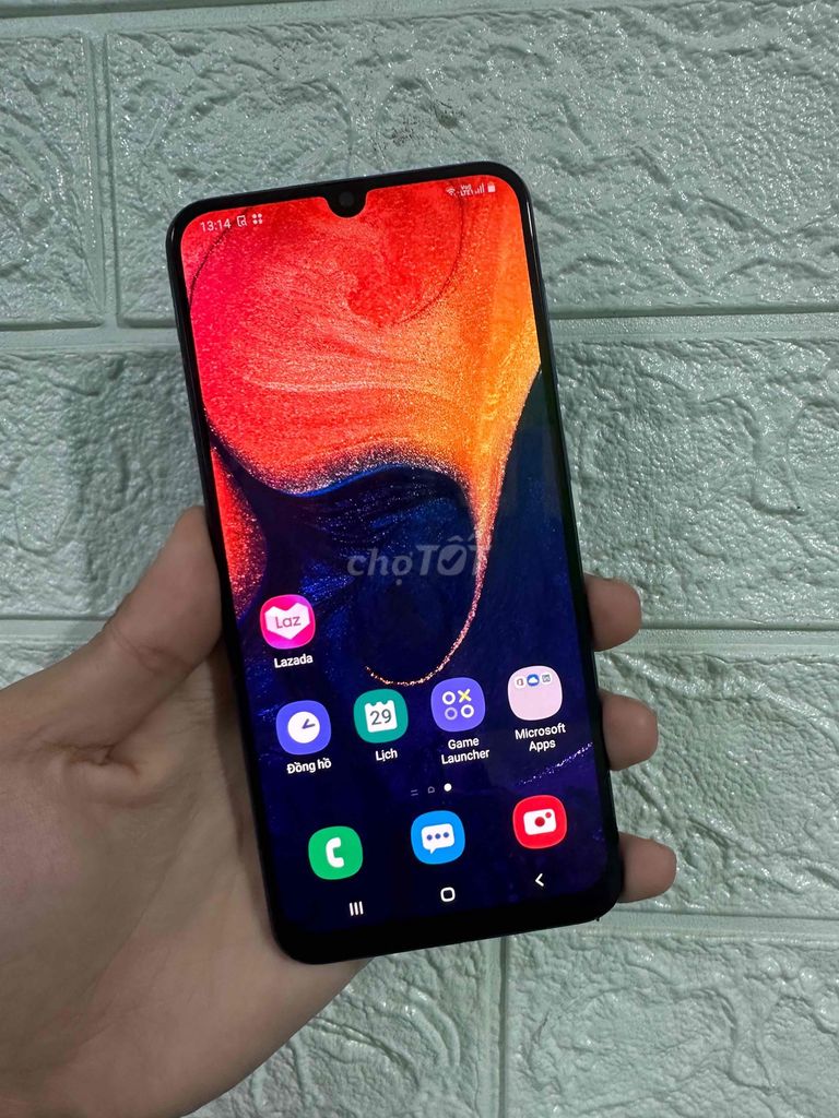 Samsung Galaxy A50 64GB Xanh. Mua bán Điện thoại tại Huyện Long Hồ Vĩnh Long được đăng bởi Nguyễn Bảo hình 1