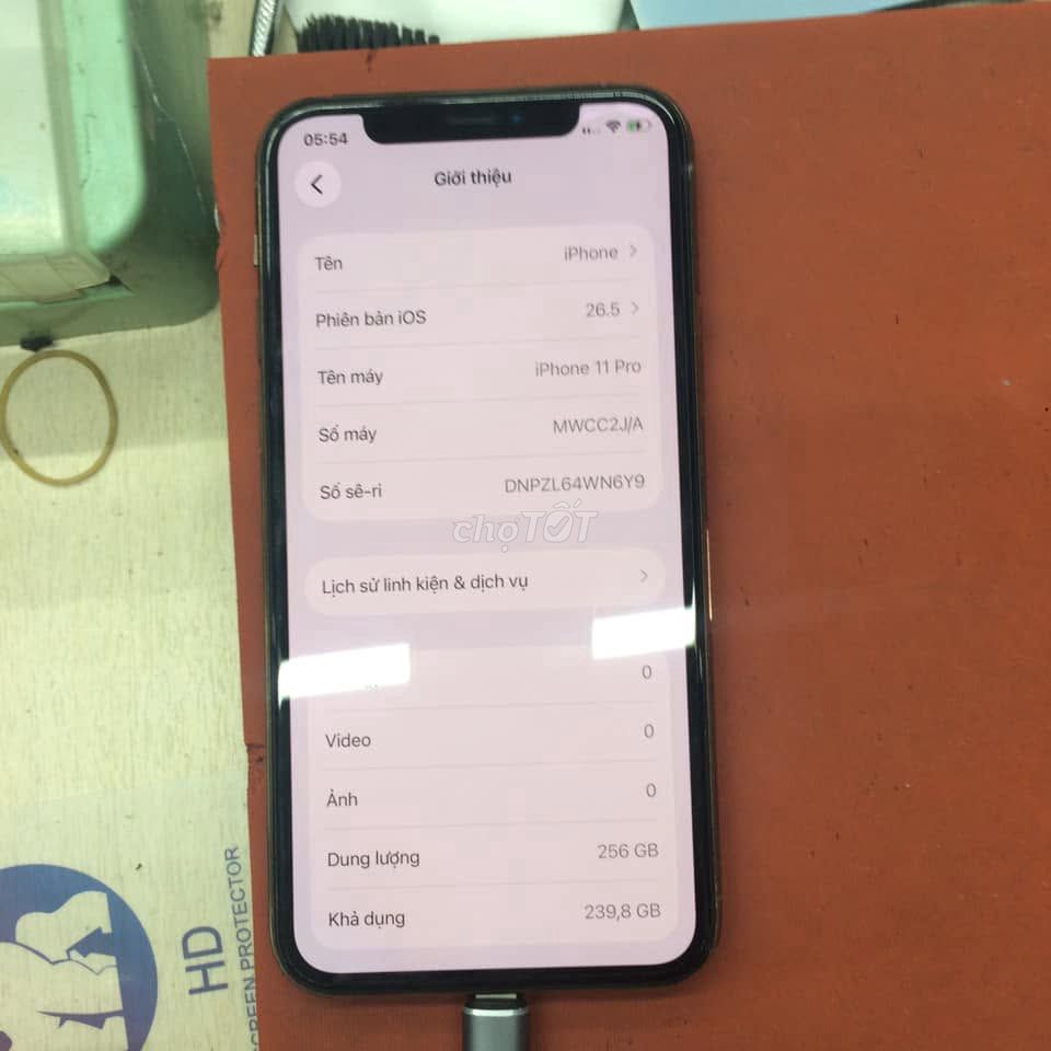iPhone 11 Pro 256GB Vàng Đã thay pin. Mua bán Điện thoại tại Thành phố Thủ Đức Tp Hồ Chí Minh được đăng bởi Hội Đồ Điện Tử hình 1