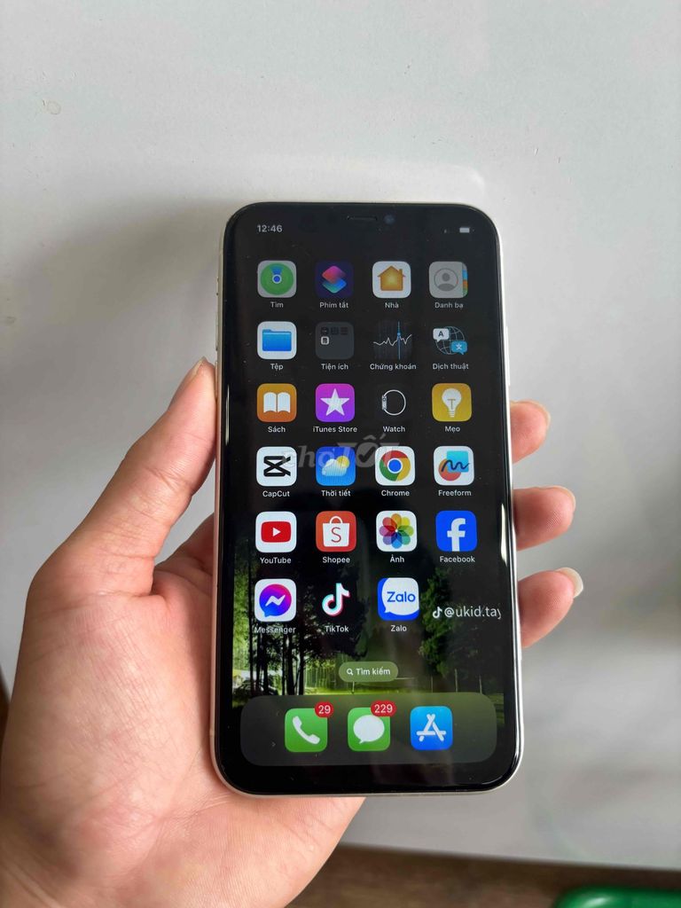 iPhone 11 Trắng 64G quốc tế. Mua bán Điện thoại tại Quận Ninh Kiều Cần Thơ được đăng bởi everest hình 1