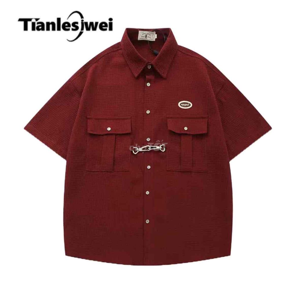 Áo sơ mi nam Tianlesjwei Đỏ đô. Mua bán Quần áo tại Thị xã Đông Hòa Phú Yên được đăng bởi Nhat Minh hình 1