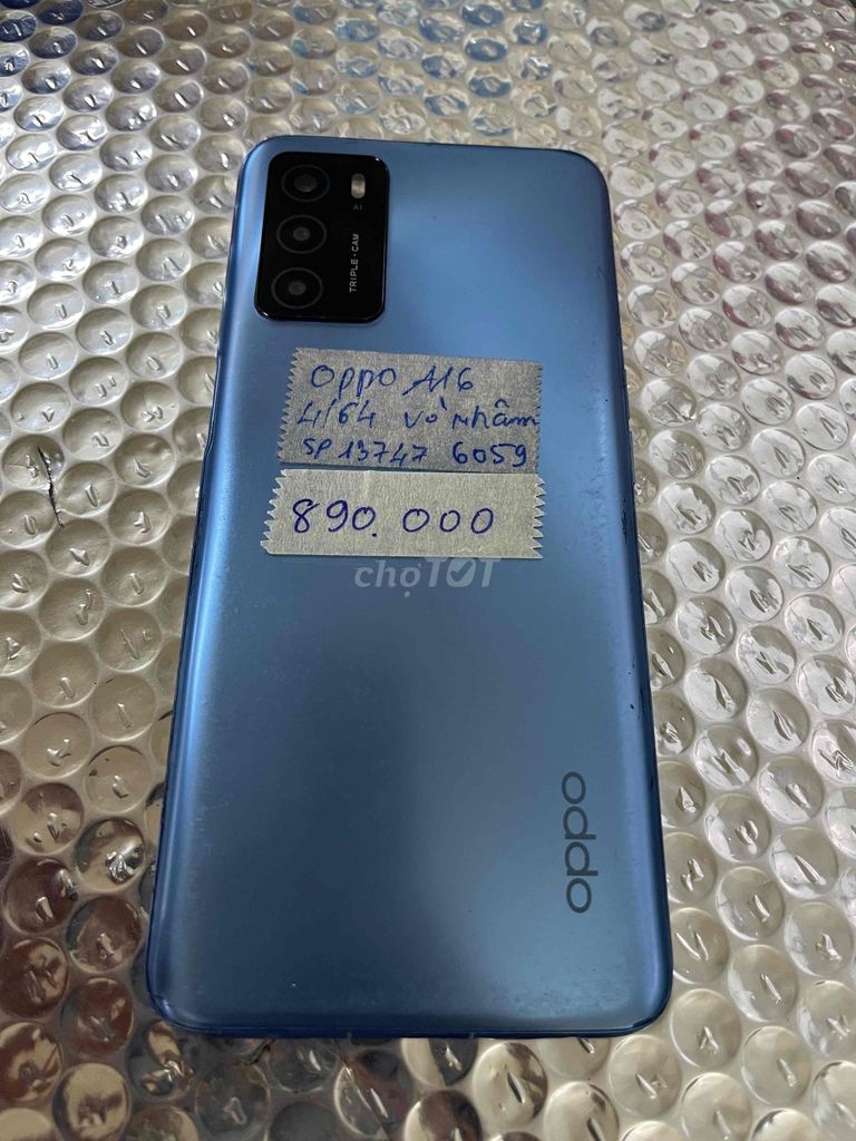 Oppo A16 Ram4/64Gb. Mua bán Điện thoại tại Quận Ninh Kiều Cần Thơ được đăng bởi Cầm Đồ Anh Quý hình 1