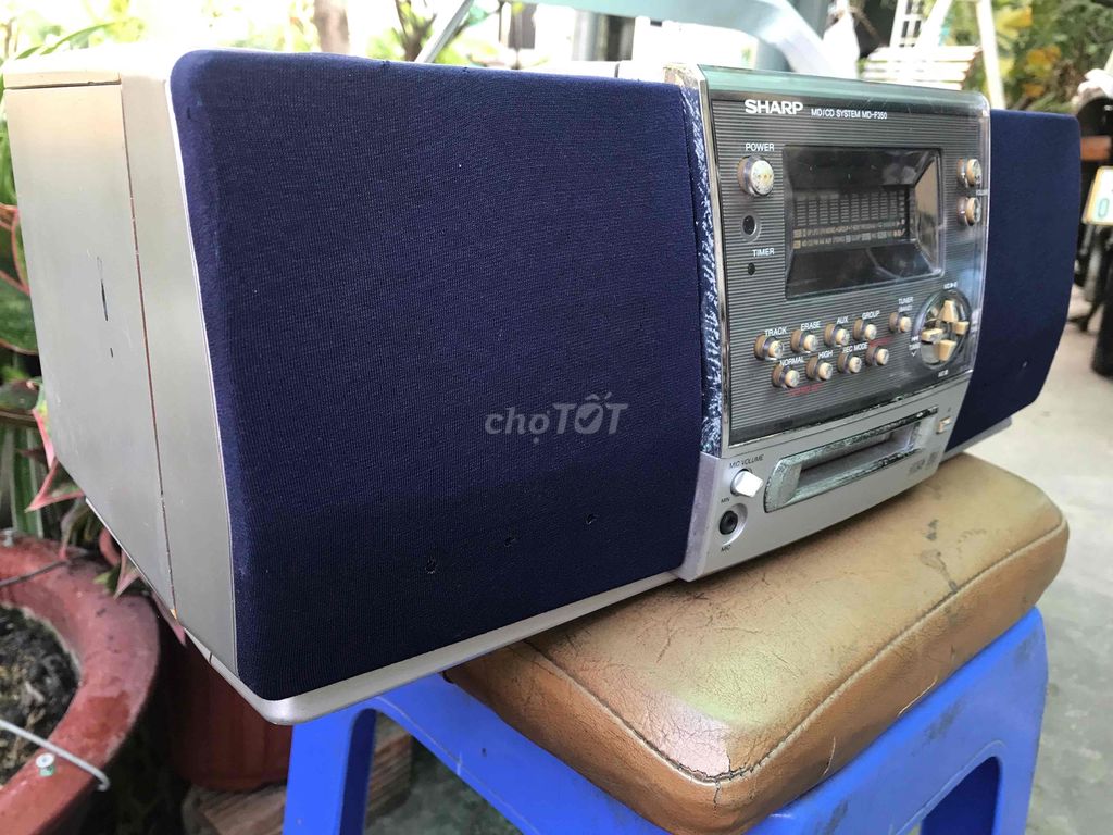 Đài cassette Sharp MD-350 Bạc. Mua bán Tivi, Âm thanh tại Thành phố Thủ Đức Tp Hồ Chí Minh được đăng bởi Xuân Bằng hình 1