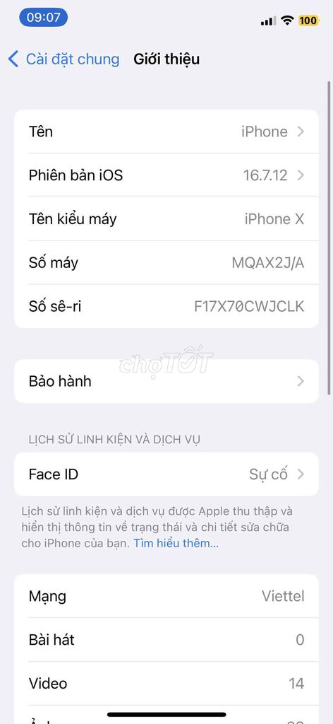Apple iPhone X. Mua bán Điện thoại tại Thành phố Thủ Đức Tp Hồ Chí Minh được đăng bởi Lê nguyên Long hình 1