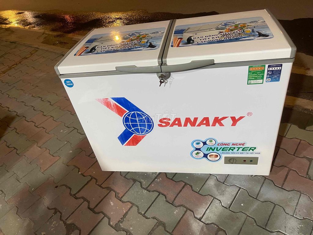 tủ đông sanaky inveter 250 lít. giao hàng miễn ph