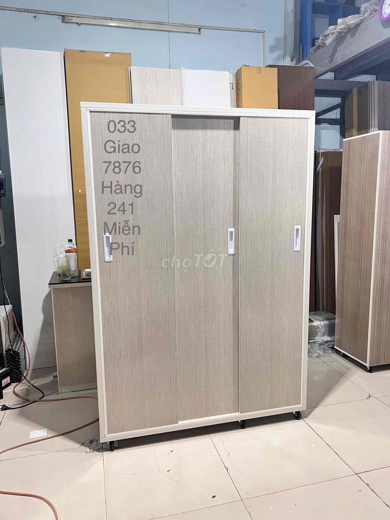 Tủ quần áo nhựa đài loan 3 cánh lùa. Mua bán Tủ, kệ gia đình tại Thành phố Thủ Đức Tp Hồ Chí Minh được đăng bởi Ngọc Lan hình 1