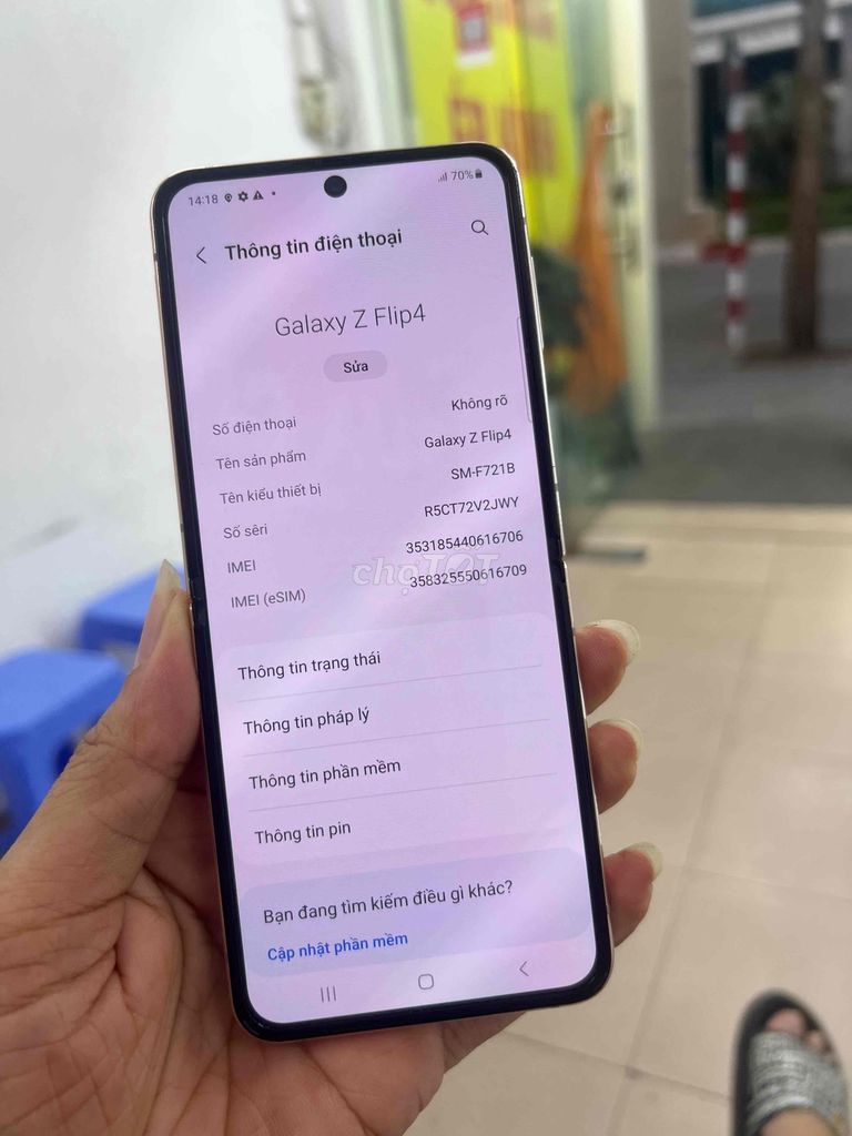 Samsung Galaxy Z Flip4 8GB/128GB Hồng. Mua bán Điện thoại tại Quận Cầu Giấy Hà Nội được đăng bởi Nguyễn mạnh tường hình 1