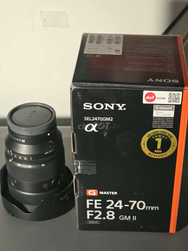 Ống kính Sony FE 24-70 GM2 Việt Nam Như mới. Mua bán Máy ảnh, Máy quay tại Thành phố Thủ Đức Tp Hồ Chí Minh được đăng bởi Hao Tran hình 1