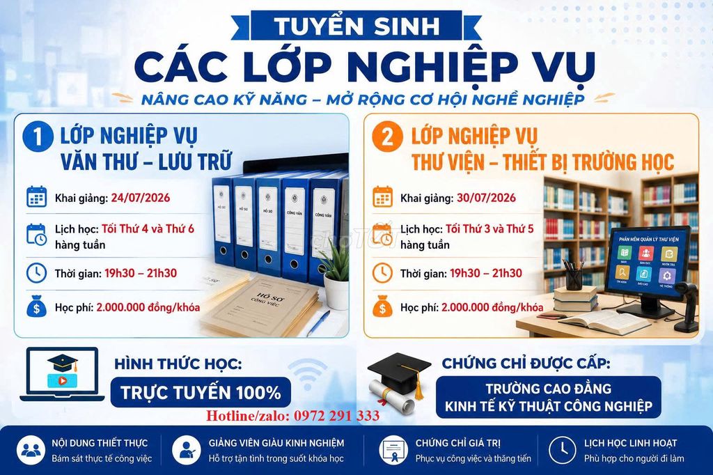 Khóa học Nghiệp vụ Văn thư - Lưu trữ trực tuyến. Dịch vụ tại Quận Cầu Giấy Hà Nội được đăng bởi nguyễn chuyên hình 1