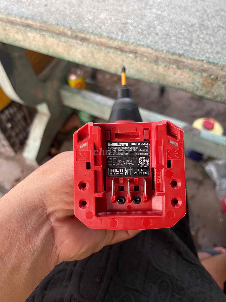 Máy khoan pin Hilti SID 2-A12 Đỏ đen 10.8V. Mua bán Đồ chuyên dụng, Giống nuôi trồng tại Thành phố Long Xuyên An Giang được đăng bởi Le Thanh  hình 1