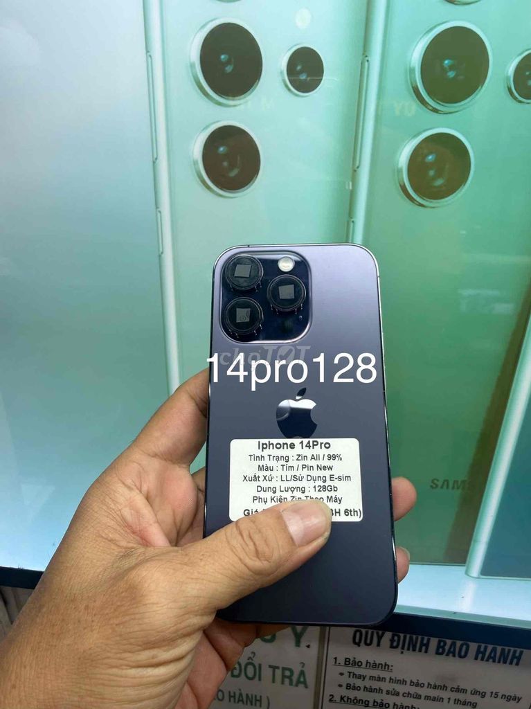 Apple iPhone 14 Pro 128GB Tím. Mua bán Điện thoại tại Quận 6 Tp Hồ Chí Minh được đăng bởi nguyễn thanh toàn hình 1