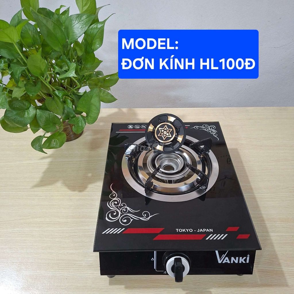 Bếp gas Vanki Đơn kính HL100Đ Mặt kính Đen. Mua bán Bếp, lò, đồ điện nhà bếp tại Quận Hải Châu Đà Nẵng được đăng bởi Thanh Quang hình 1