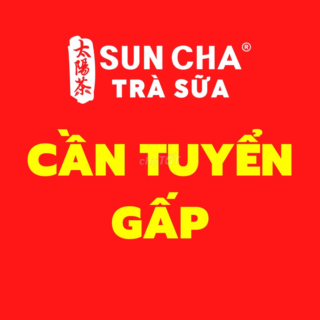 TRÀ SỮA SUN CHA QUẬN 12 CẦN TUYỂN