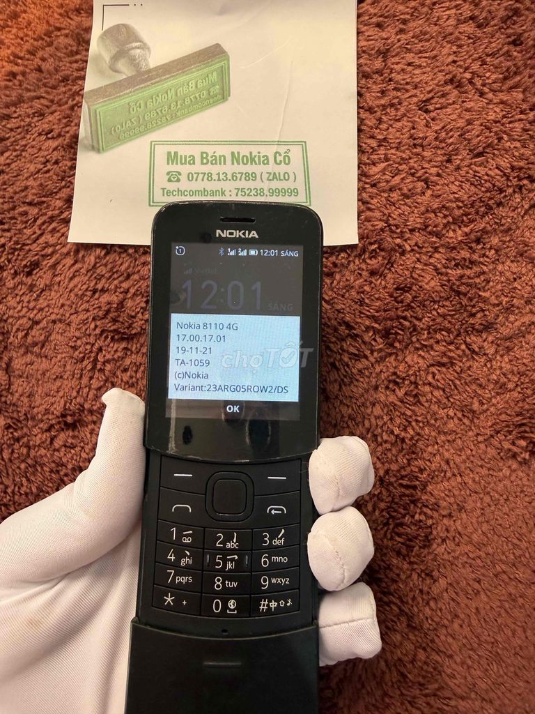 Nokia 8110 Đen 4G 2 sim có Wifi và phát Wifi. Mua bán Điện thoại tại Quận 10 Tp Hồ Chí Minh được đăng bởi Mua Bán Nokia Cổ hình 1