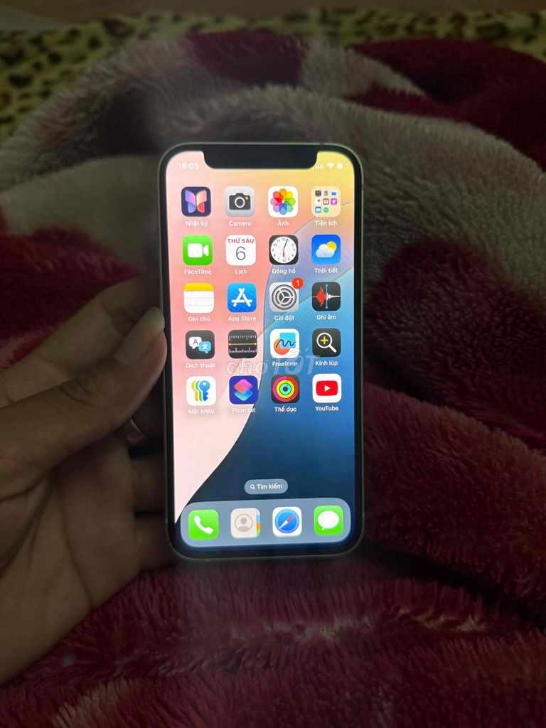 12mini zin fullcnag , ko dùng dc sim , cần bán. Mua bán Điện thoại tại Quận Ba Đình Hà Nội được đăng bởi long  hình 1