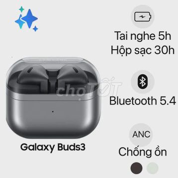 Tai nghe Samsung Galaxy Buds3 Xám 1.2tr. Mua bán Tivi, Âm thanh tại Quận Bình Thạnh Tp Hồ Chí Minh được đăng bởi Hiếu hình 1