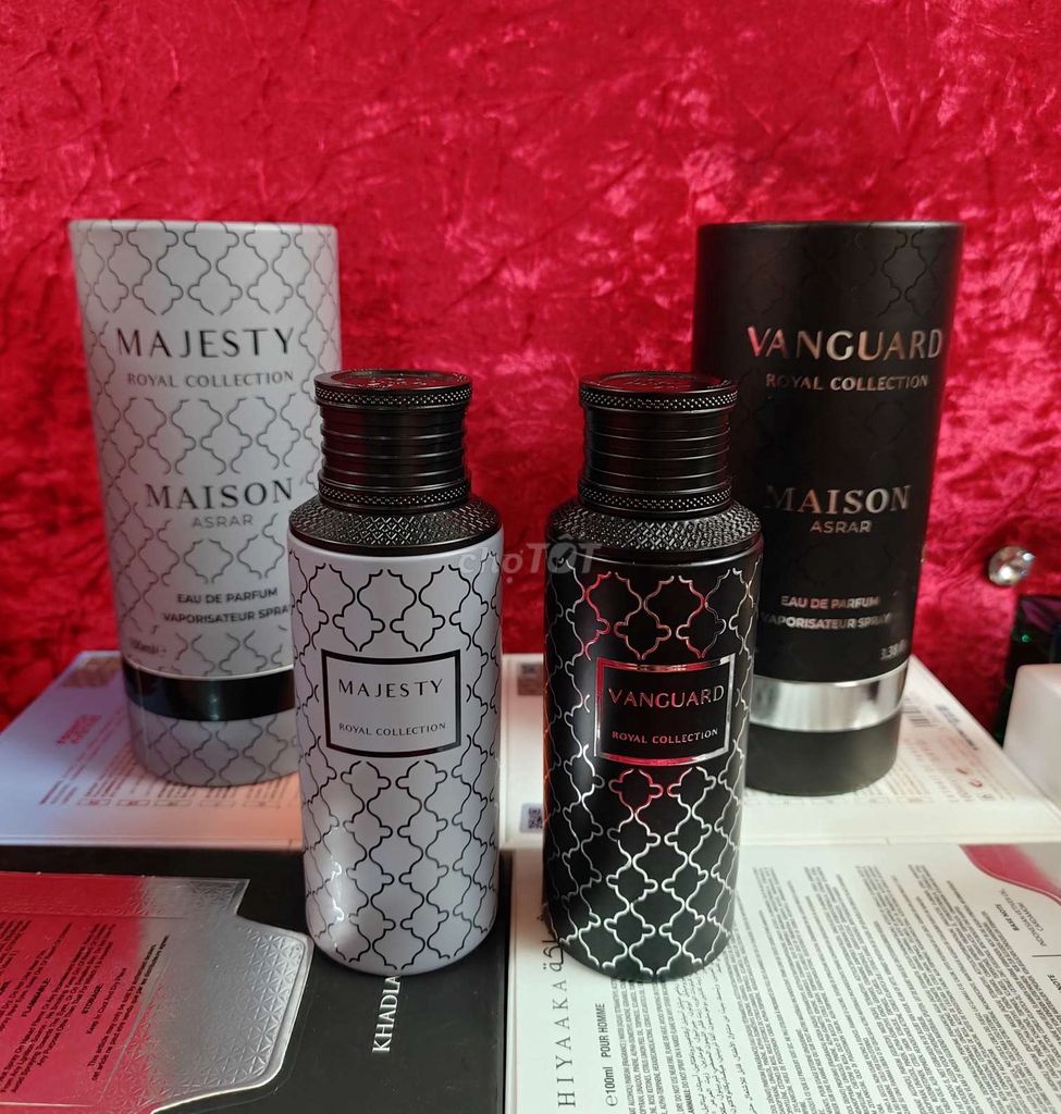 Nước hoa Maison Asrar Majesty + Vanguard. Mua bán Nước hoa tại Quận 4 Tp Hồ Chí Minh được đăng bởi Trần Uy hình 1