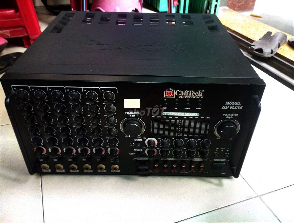 Ampli Karaoke Calitech HD 6LINE Đen. Mua bán Tivi, Âm thanh tại Quận 11 Tp Hồ Chí Minh được đăng bởi A Sáng hình 1