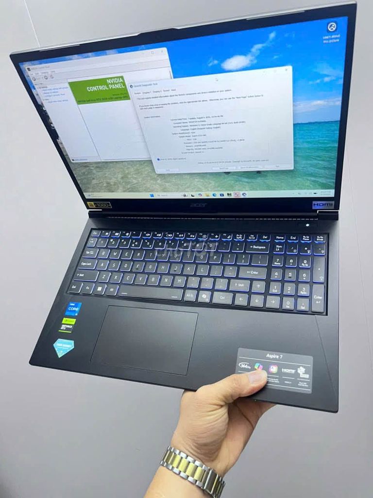 Acer Aspire A715-59G i5-12450H 15.6 inch 16GB/512GB RTX 3050. Mua bán Laptop tại Quận 10 Tp Hồ Chí Minh được đăng bởi Hội Đồ Điện Tử hình 1