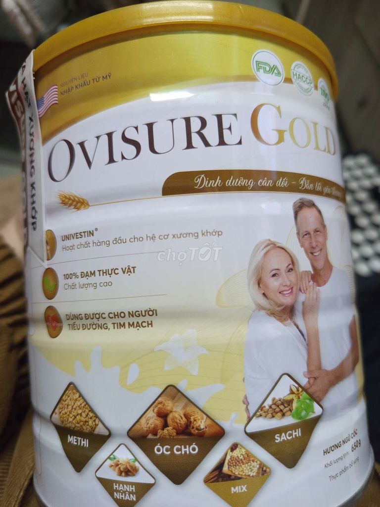 Sữa hạt Ovisure Gold 650g. Mua bán Đồ ăn, thực phẩm và các loại khác tại Quận 5 Tp Hồ Chí Minh được đăng bởi Tien du My hình 1