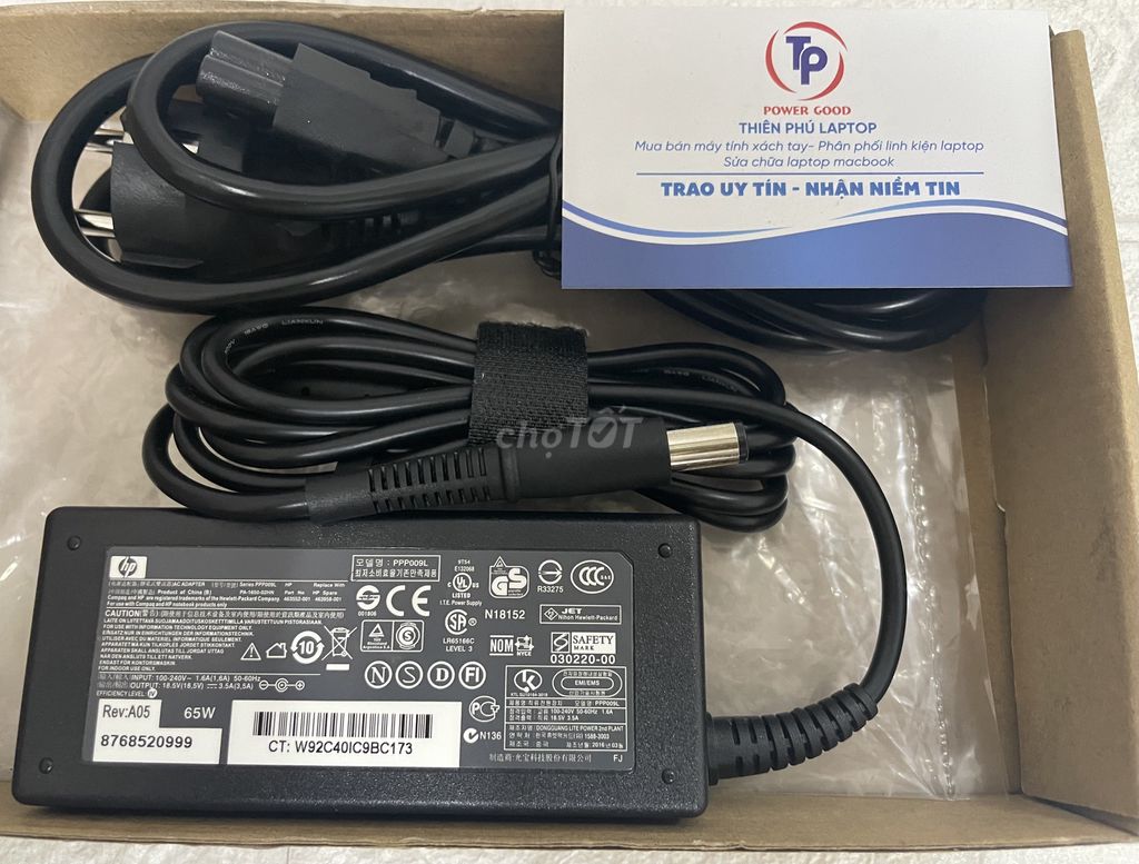 Chuyên sạc Laptop HP, Adapter Laptop HP Mới 100%. Mua bán Phụ kiện (Màn hình, Chuột...) tại Quận 10 Tp Hồ Chí Minh được đăng bởi Lễ Nguyễn hình 1
