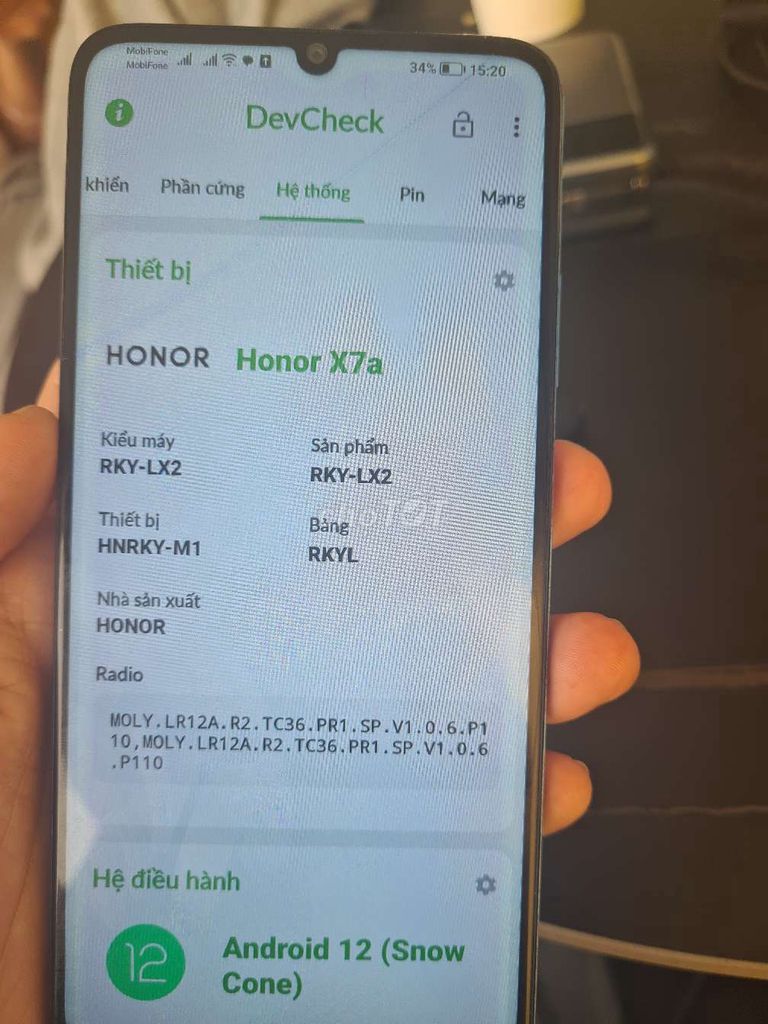 Honor X7a 128GB. Mua bán Điện thoại tại Quận Phú Nhuận Tp Hồ Chí Minh được đăng bởi Trần  Tuấn hình 1