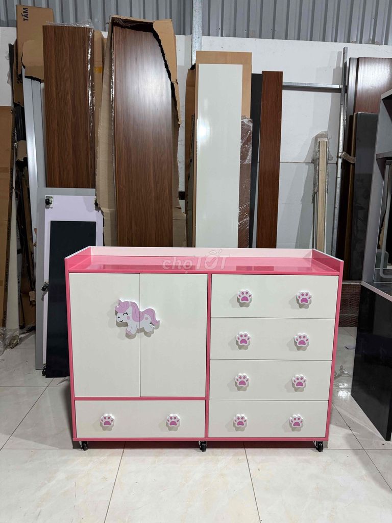 Tủ quần áo nhựa Hồng trắng 95x125. Mua bán Tủ, kệ gia đình tại Huyện Hóc Môn Tp Hồ Chí Minh được đăng bởi đồ gỗ CN giá xưởng hình 1