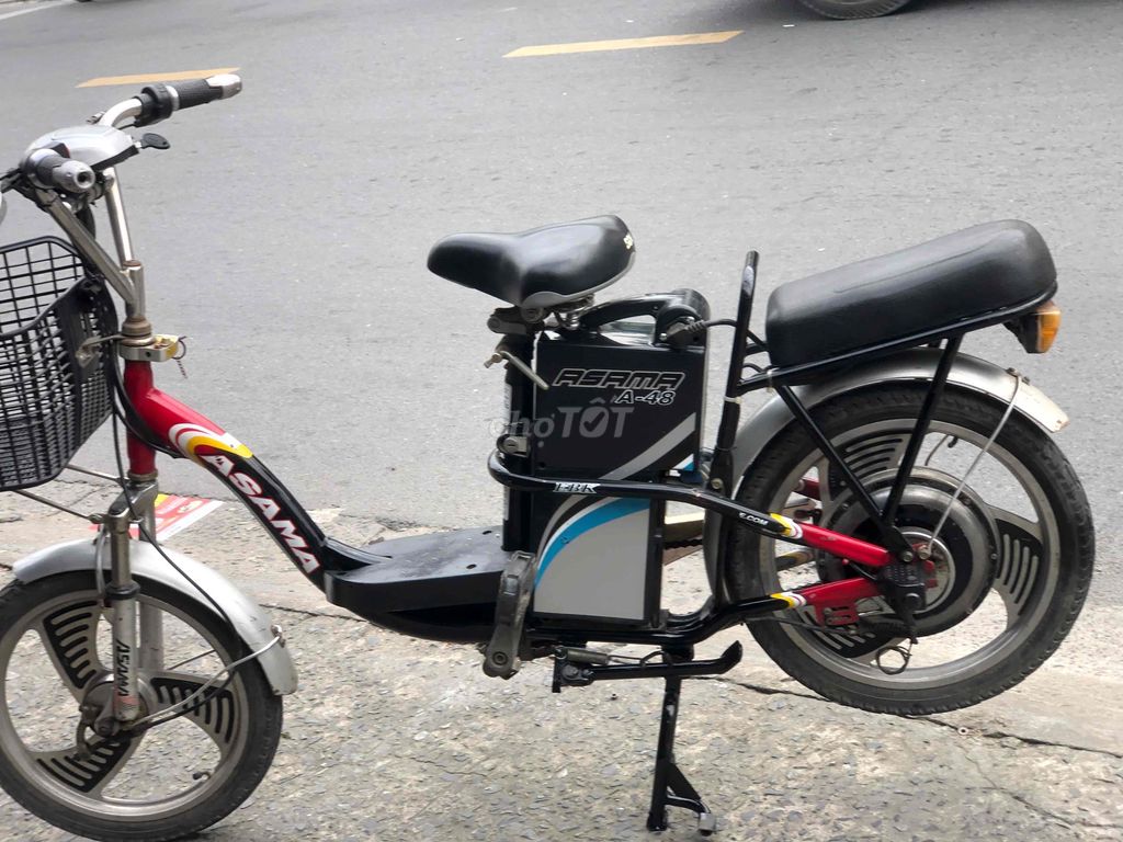 Bán xe đạp điện ASAMA  chính hãng màu đen 18 in. Mua bán Xe điện tại Quận Tân Phú Tp Hồ Chí Minh được đăng bởi Thành hình 2
