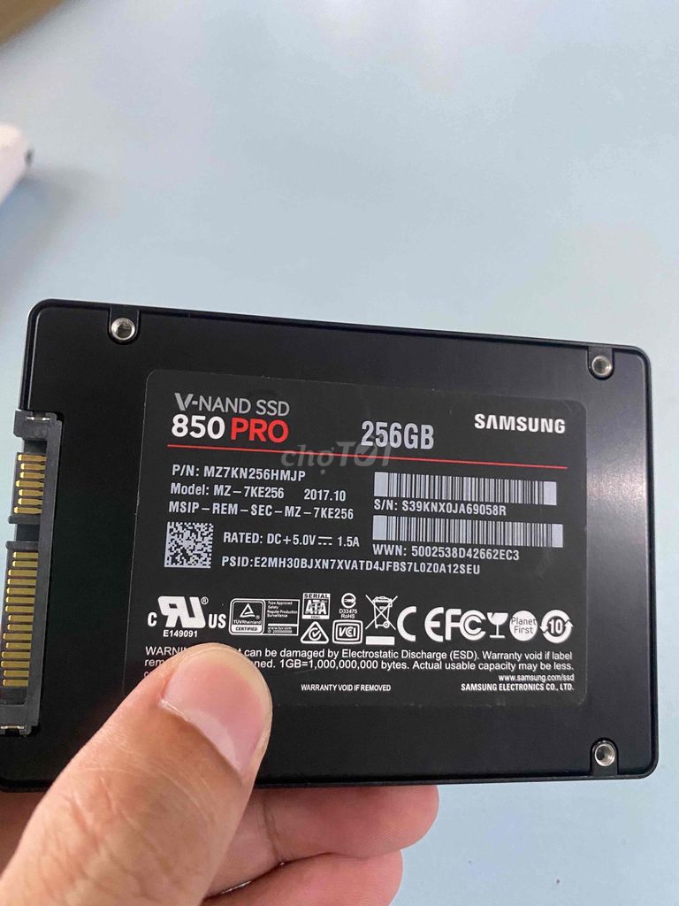 SSD Samsung Pro 256G zin chuẩn 100% sẵn W10 Pro