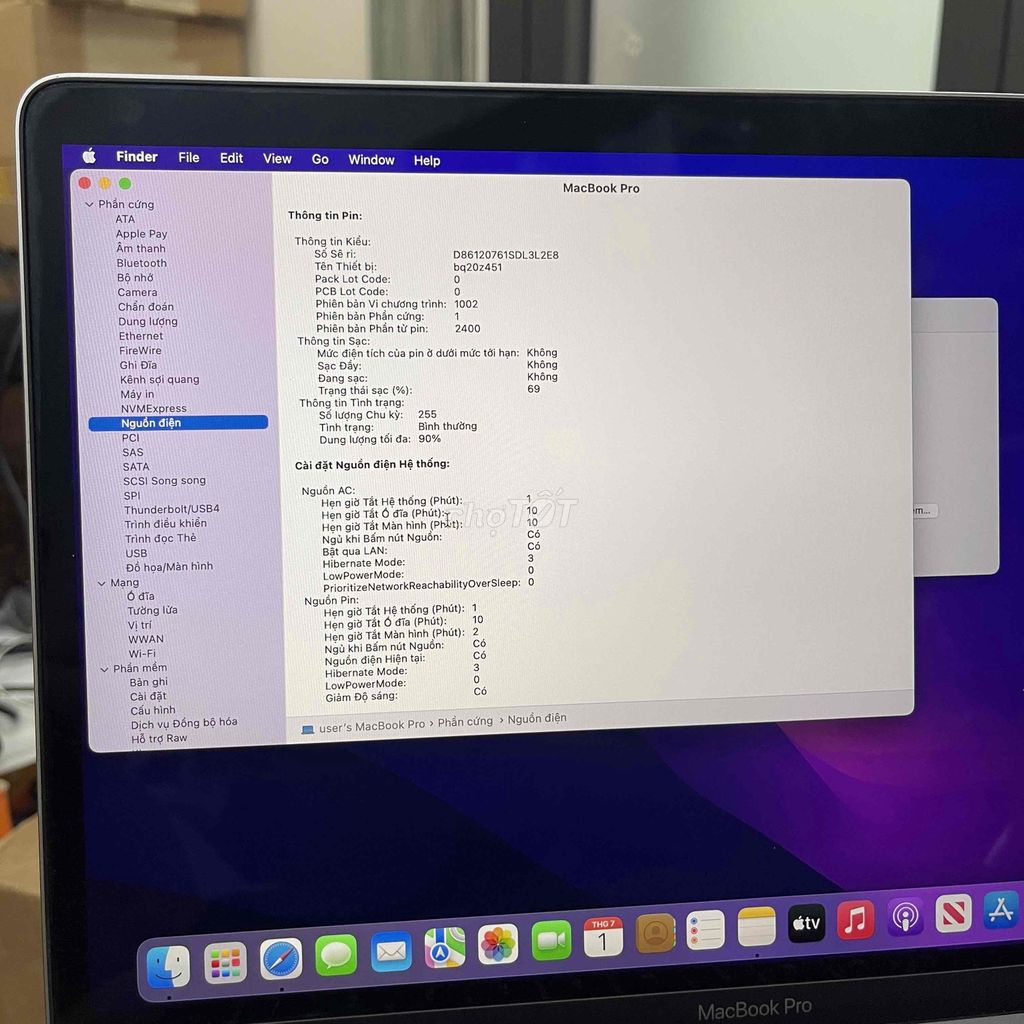 macbook pro M1 8/512gb