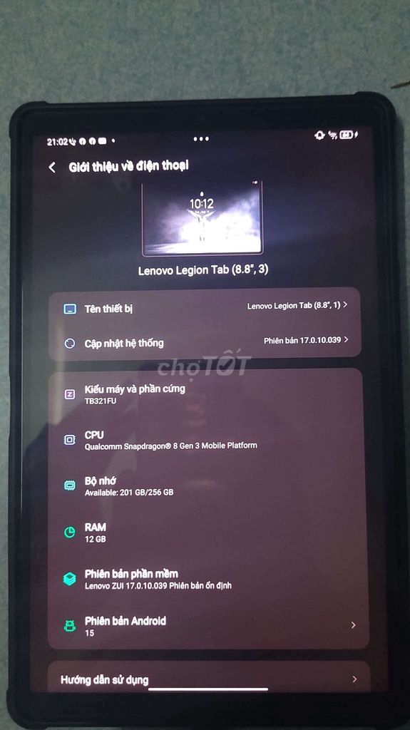 Lenovo Legion Tab Y700 Gen 3 12GB/256GB. Mua bán Máy tính bảng tại Thị xã Sơn Tây Hà Nội được đăng bởi Lê Tàu Khựa hình 1