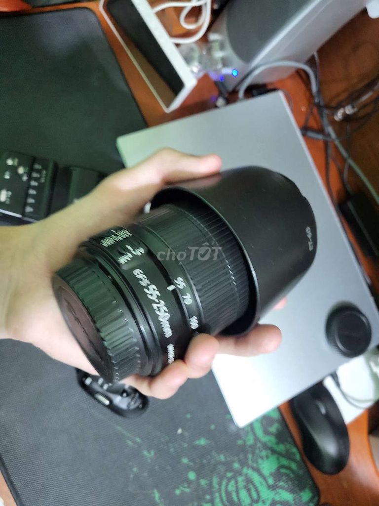 Lens canon 55-250 is 2 đẹp