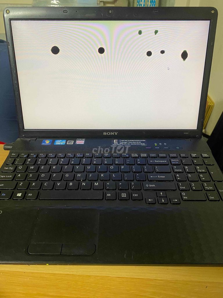 Sony VAIO 4GB HDD 500GB Đốm, pin không cầm kèm sạc. Mua bán Laptop tại Huyện Hóc Môn Tp Hồ Chí Minh được đăng bởi Miên Nguyễn hình 1