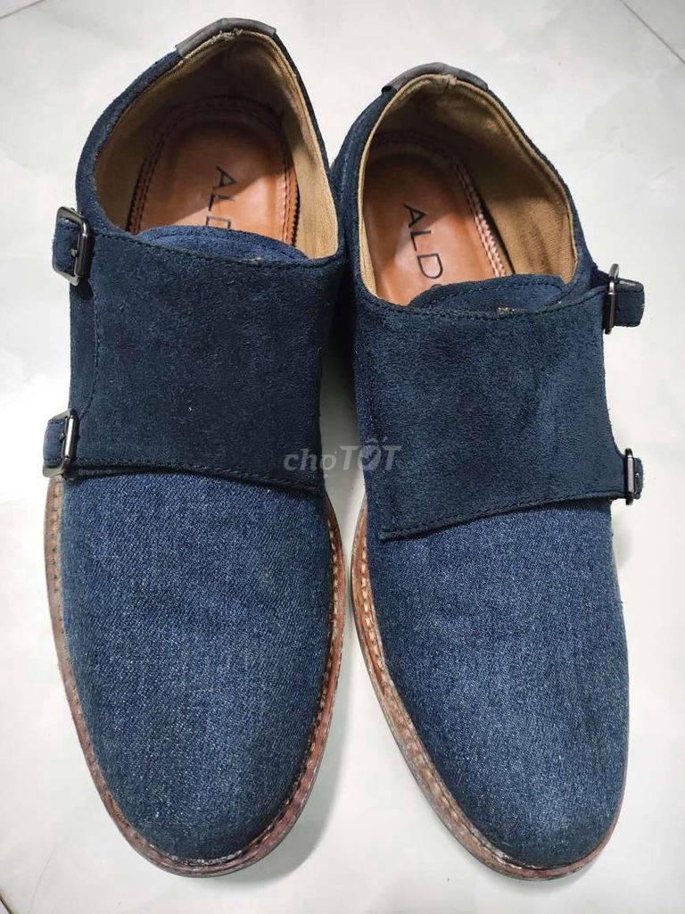 ___Giày Lười hiệu Aldo Chigodda da lộn Nam Size 8.