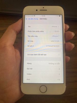 Apple iPhone 7 32GB Vàng hồng